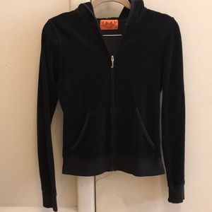 Terrycloth juicy zip up hoodie size S